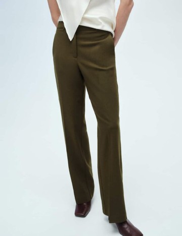 Pantaloni Mango, verde