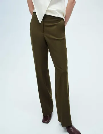 Pantaloni Mango, verde