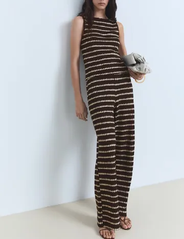 Pantaloni Mango, maro