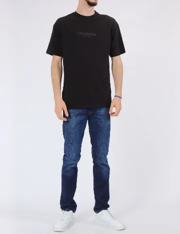 Tricou Oversize American Eagle, negru Negru