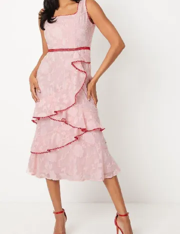 Rochie medie Coast, roz