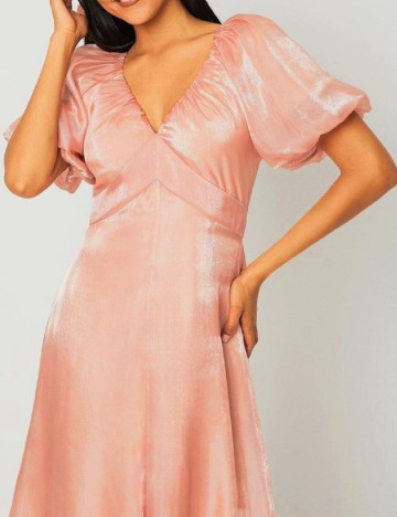 Rochie medie Coast, roz
