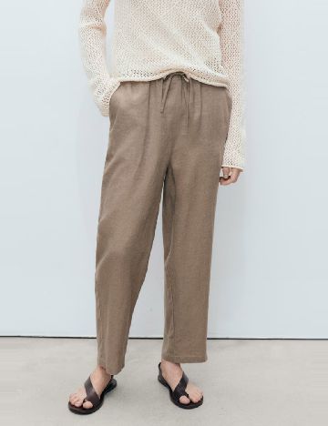 Pantaloni Mango, maro