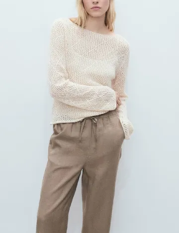 Pantaloni Mango, maro