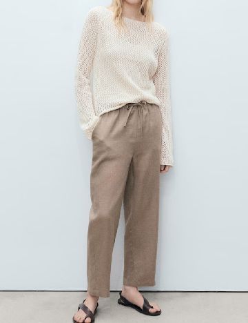 Pantaloni Mango, maro