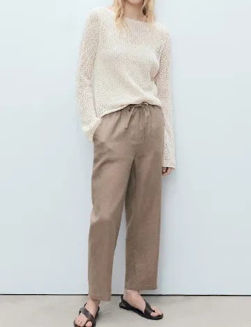 Pantaloni Mango, maro