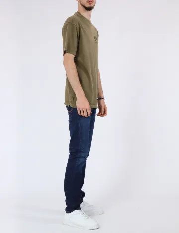 Tricou Oversize American Eagle, verde