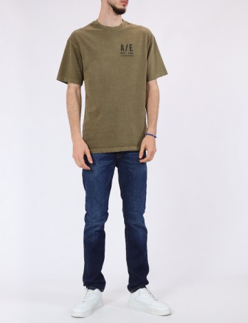 Tricou Oversize American Eagle, verde