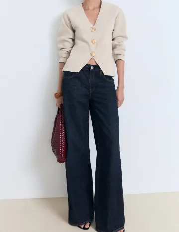 Cardigan Mango, bej