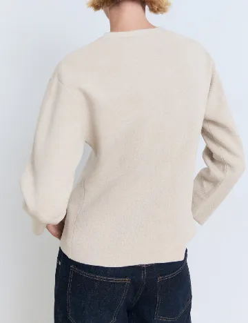 Cardigan Mango, bej