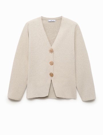 Cardigan Mango, bej