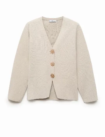 Cardigan Mango, bej