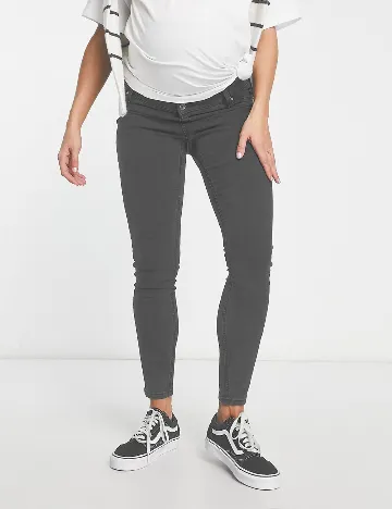 Blugi Asos Maternity, gri Gri