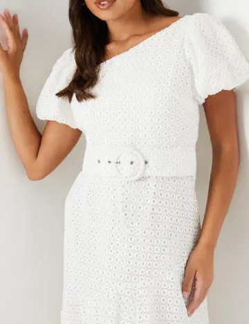 Rochie medie Coast, alb