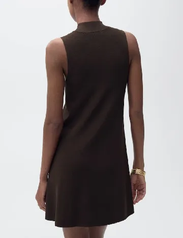 Rochie scurta Mango, maro Maro
