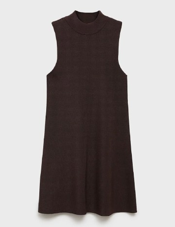 Rochie scurta Mango, maro