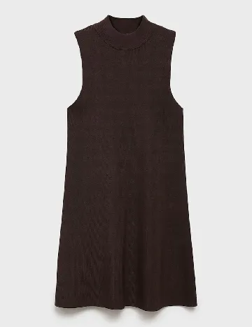 Rochie scurta Mango, maro Maro