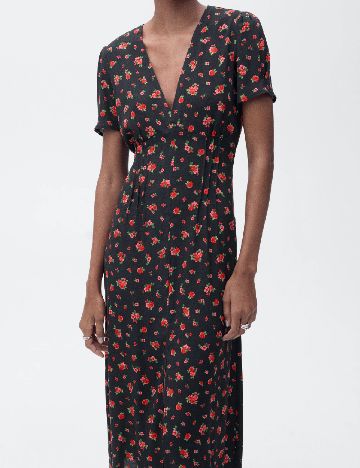 Rochie medie Mango, floral print