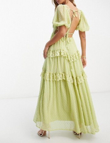 Rochie lunga ASOS, verde