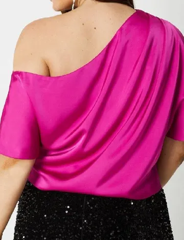 Bluza Coast Plus Size, magenta Roz