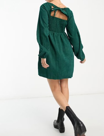 Rochie scurta Lola May, verde