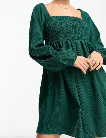 Rochie scurta Lola May, verde
