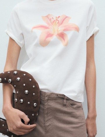 Tricou Mango, alb