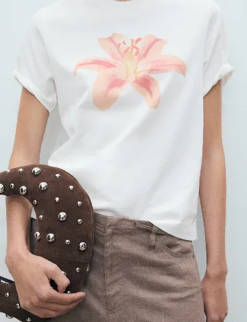 Tricou Mango, alb