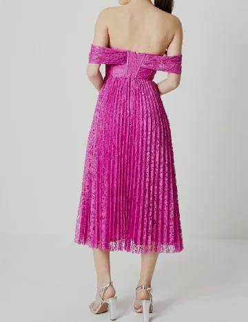 Rochie medie Coast, magenta Roz