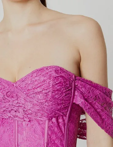 Rochie medie Coast, magenta Roz