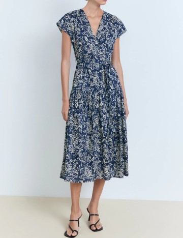 Rochie medie Mango, bleumarin