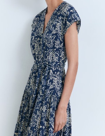 Rochie medie Mango, bleumarin