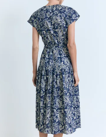 Rochie medie Mango, bleumarin Albastru