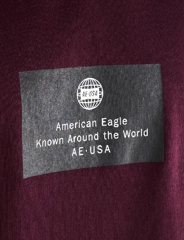 Tricou American Eagle, visiniu