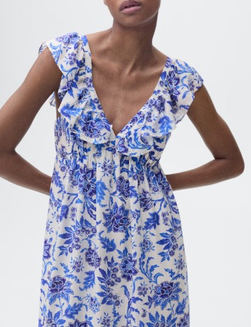 Rochie lunga Mango, albastru