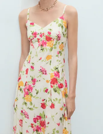 Rochie medie Mango, floral print