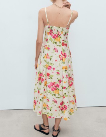 Rochie medie Mango, floral print