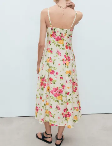 Rochie medie Mango, floral print