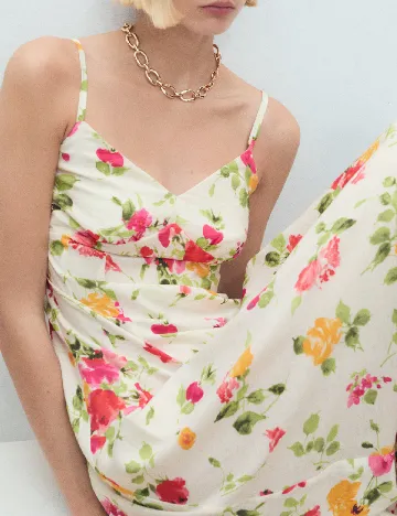 Rochie medie Mango, floral print