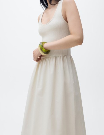 Rochie lunga Mango, bej