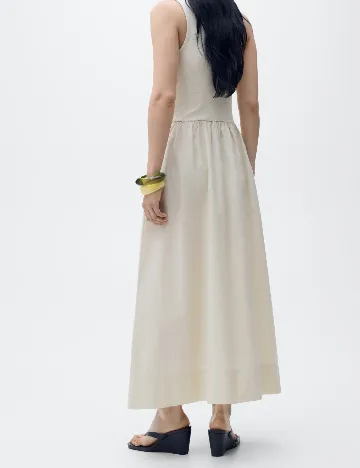 Rochie lunga Mango, bej