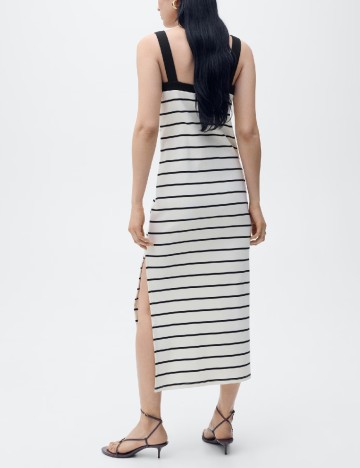 Rochie lunga Mango, ecru
