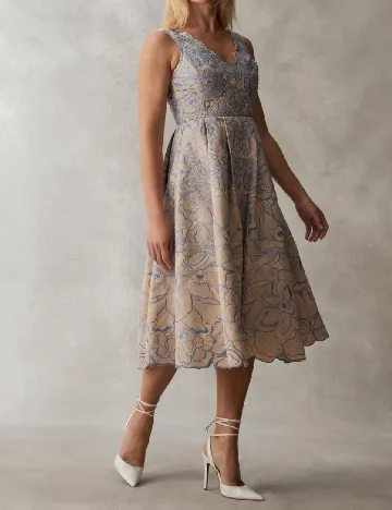 Rochie medie Coast, crem