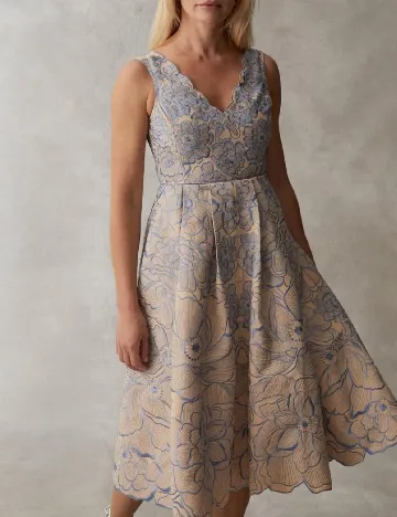 Rochie medie Coast, crem
