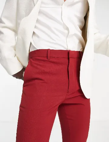 Pantaloni ASOS, rosu