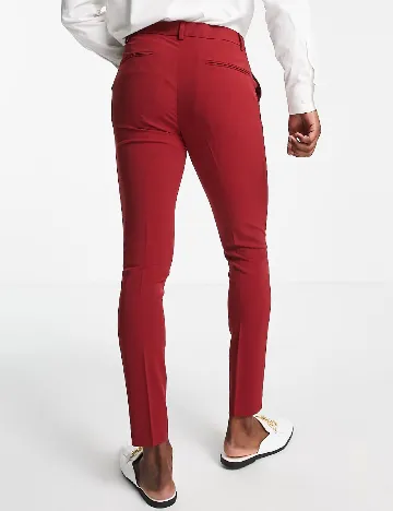 Pantaloni ASOS, rosu