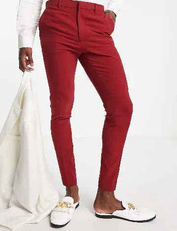 Pantaloni ASOS, rosu