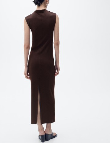 Rochie lunga Mango, maro