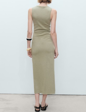 Rochie lunga Mango, verde