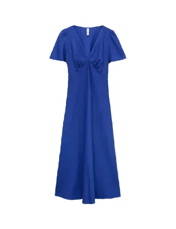 Rochie lunga Mango, albastru Albastru